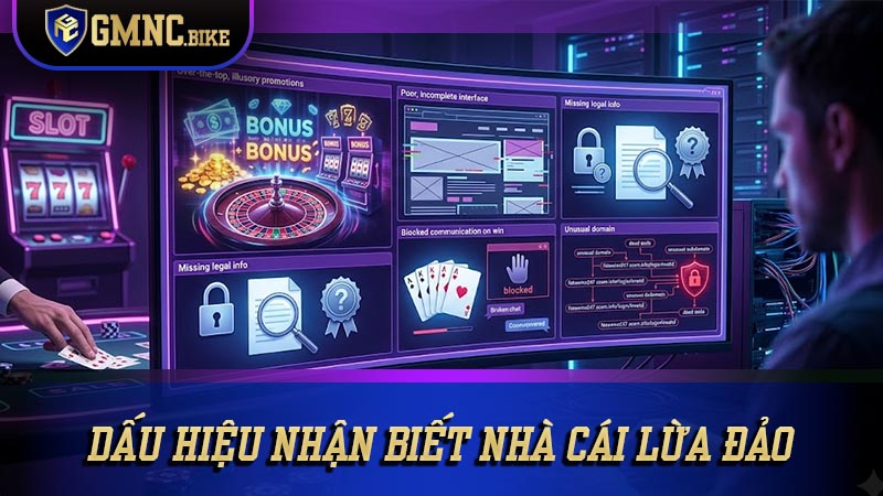 Dấu hiệu dễ thấy cảnh báo một nhà cái lừa đảo