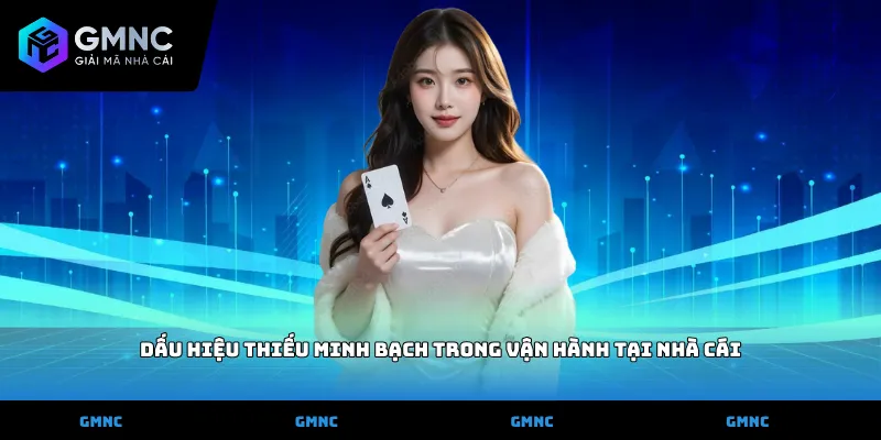 Dấu hiệu thiếu minh bạch trong vận hành tại nhà cái